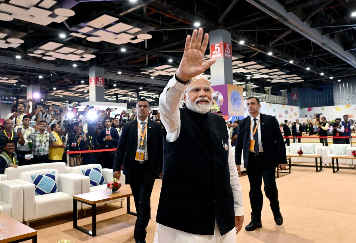 PM Narendra Modi meets the media persons on the last day of the G20 Summit